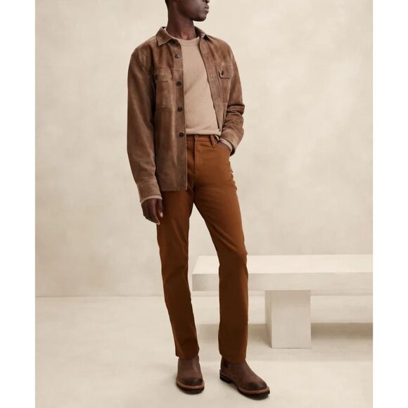 Banana Republic Other - Banana Republic Men’s Skinny Traveler Pant 2.0 Toasted Hickory Brown Size 35x30